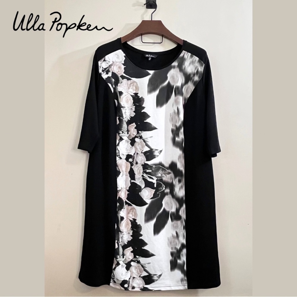 Ulla Popken Antique Rose Panel Dress